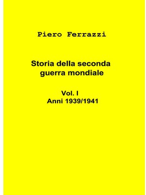 cover image of Storia della seconda guerra mondiale